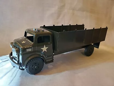 Vintage 1950s Marx Toys US Army Carrier Transport Truck 18  Model #5417314 • $69