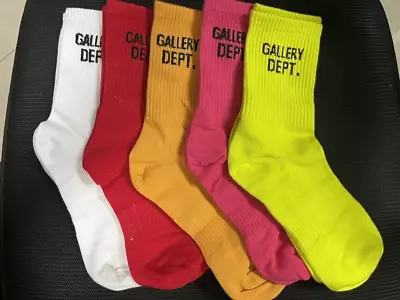 For Gallery Dept Unisex Classic Basketball Socks Street Sports Socks 5 Pairs/Box • $26.99