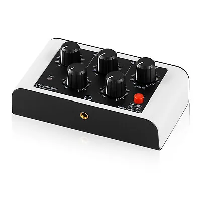 Return-Stereo 4 Channel Audio Mixer For Clubs/ Bars Ultra Low-Noise Line Mixer • £20