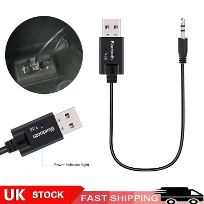 USB Bluetooth To AUX Cable Receiver For Mini Cooper Gen 2 3 R56 R55 F56 F55 R60 • £6.29