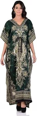 Ladies Long Kaftans Kimono Maxi Style Dresses Women In Regular To Plus Size • $19.95