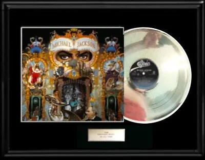 Michael Jackson  Dangerous White Gold Platinum Tone Record Lp Non Riaa Award • $195