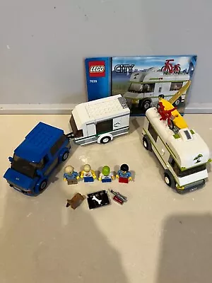 Lego City Sets 60117: Van & Caravan And 7639: Camper • $38.99