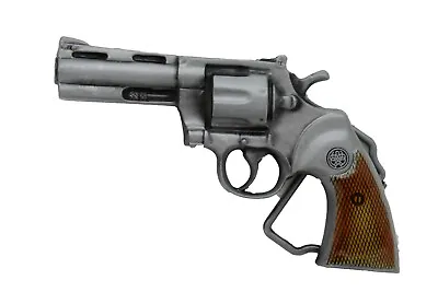 Men Western Fashion Belt Buckle Silver Metal Gun Revolver Jeans Weapon Cowboy  • $10.95