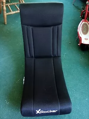 Black XRocker 2.0 Foldable LED Rocker Gaming Chair - Missing Charger • $24