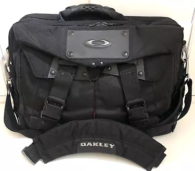 RARE OAKLEY COMPUTER BAG 2.0 Black Messenger Tactical Pack W/ Shoulder Strap • $239.99