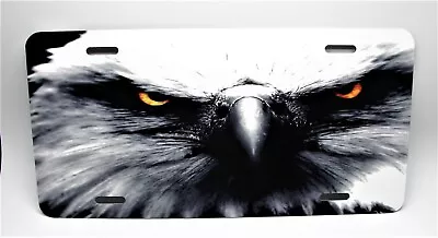 Eagle Eyes Metal Car License Plate. American Bald Eagle Car License Plate • $14.95