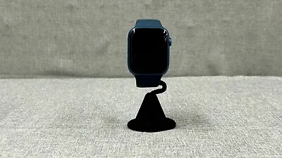 Apple Watch Series 7 44mm Aluminum And Ceramic Blue With Blue Band Free Shipping • $195