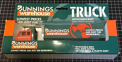 Vintage Bunnings Warehouse Truck Detachable Body Die-Cast New • $33.50