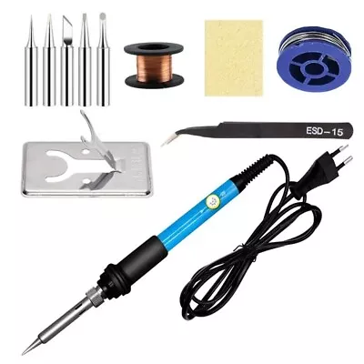 60W Soldering Iron Kit Electric Gun Adjustable Temperature Welding Solder Wire • $6.23