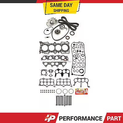 Head Gasket Set Timing Belt Kit Water Pump For 94-97 Honda F22B2 F22B6 • $144.95