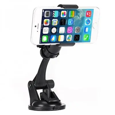 EASY MOUNT CAR PHONE HOLDER WINDSHIELD GLASS DASH CLIPPER CRADLE For SMARTPHONES • $12.65