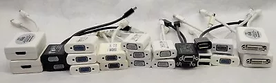 Lot Of 23 Display Adapters Mini DP To VGA HDMI DVI DP Mixed FREE SHIPPING • $20