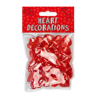 Valentines Day Acrylic Heart Crystals Gems Wedding Table Confetti Decoration UK • £2.99