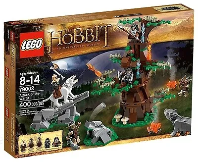 Lego The Hobbit 79002 ATTACK OF THE WARGS Thorin Orc Wolves LOTR NEW SEALED • $165.03