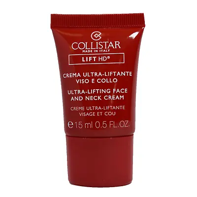 COLLISTAR LIFT HD Ultra-Lifting Face & Neck Cream 15ml Travel Size NEW & SEALED • £4.99