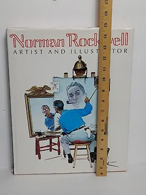 Norman Rockwell Artist & Illustrator HUGE 15  Coffee Table Book VTG BIBLIOGRAPHY • $41.93