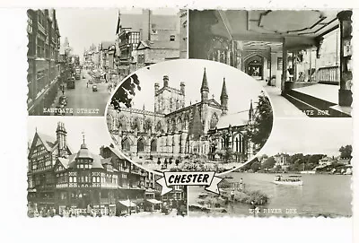  CHESHIRE    CHESTER     MULTI  VIEW      1940/60s • £1.50