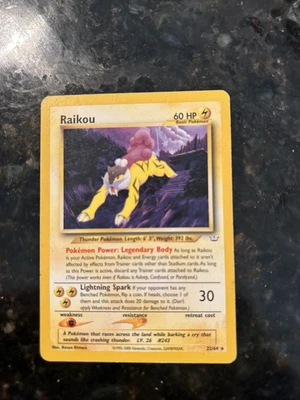 $0.99 • Buy Pokémon TCG Raikou Neo Revelation 22/64 Regular Unlimited Rare