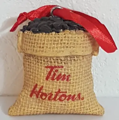 $14.95 • Buy 2016 Tim Hortons Coffee Bean Bag Sack Christmas Tree Ornament - No Box
