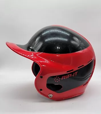 Rip-It Vision Girls Softball Batting Helmet SIZE M/L 6 1/2 - 7 3/8 Red & Black • $19.99