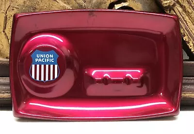 UNION PACIFIC Burgundy Ashtray • $8.99