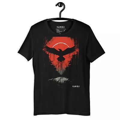 Goth Crow T-Shirt Street StyleFunny Trendy Streetwear Shirt Gift For Friend • $18.99