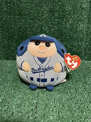 Ty Mlb Baseball Los Angeles Dodgers Beanie Ballz 5” Plush 2013. Fast Shipping!! • $14.99