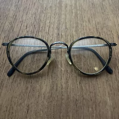 Vintage Oliver Peoples MP-2 Mrk P Eyeglasses Frames Tortoise & Metal Japan • $199.99