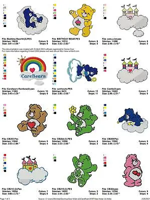 35 Cute Bears Embroidery Machine Designs Collection Pes Jef Hus Exp Dst  • $7.95