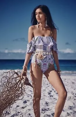 Camilla Franks Swimsuit Off Shoulder Frill Beach Shack  Xs • $120