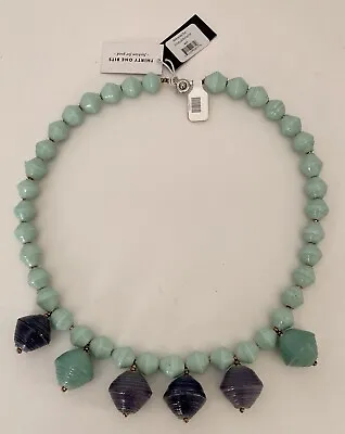 Thirty One Bits Moroccan Sun Green/Blue Necklace New With Tags • $15