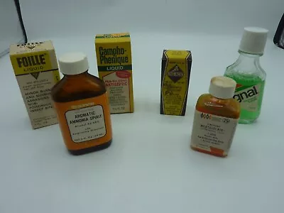 Lot Of 6 Vintage Advertising Bottles And Boxes 1980s Medicine/Medical/Hospital • $19.99