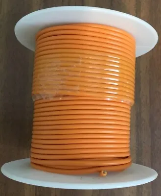 Alpha Wire 3071 Orange Hook Up Wire 22 Awg 600v  0.032 (.81mm) 100ft 30.5m • £6.49