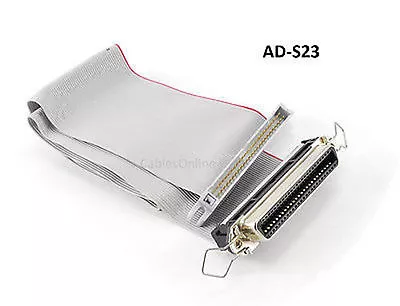 $16.95 • Buy 16  SCSI Drive CN50 50Pin F To IDC50 50Pin M Ribbon Cable, CablesOnline AD-S23