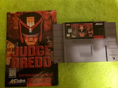 Super Nintendo  Judge Dredd • $16