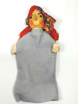 Vintage Sonneberger German Red Hair Girl Hand Puppet Handspiel Puppen Wood Head • $6.97