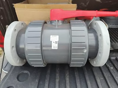 Spears 1823-060 6   Industrial  PVC Ball Valve Flanged EPDM O-Ring. • $300