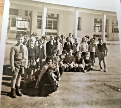 MALTA  SCHOOL Pupils RAF LUQA Sepia Small  PHOTOGRAH  1961 6/6CM • £19.99
