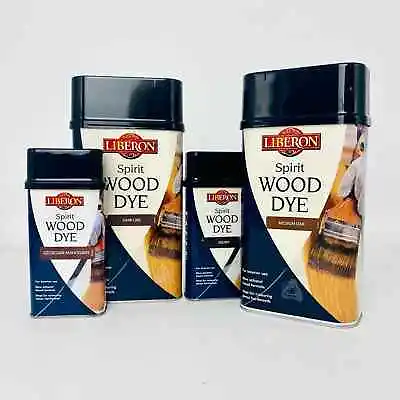 Liberon Spirit Wood Dye - Hardwood Stain - All Colours & Sizes - Free P&P  • £13.29