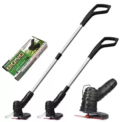 Garden Lawn Rechargeable Weed Strimmer Cutter Electric Cordless Grass Trimmer UK • £22.89