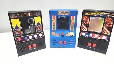 Atari Asteroids 2018 Tetris & Ms. Pac-man Electronic Handheld Arcade Games • $44.99