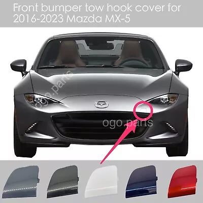 Front Bumper Tow Hook Cover For 2016-2023 Mazda MX-5 Painted In Colors • $37.15