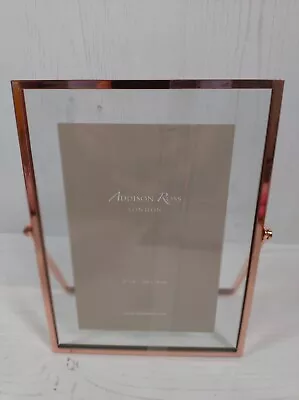 Addison Ross London 4  X 6  Photo Frame Rose Gold Glass (See Description) • £14.99