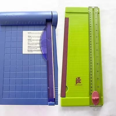 SCRAPBOOKING X-ACTO Mini Paper Trimmer 4  Base / 6  Blade And PROVO CRAFT 12” • $19.95