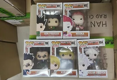 Funko Pop! Hunter X Hunter Pop Set Gon Hisoka Leorio Kurapika Killua • $300