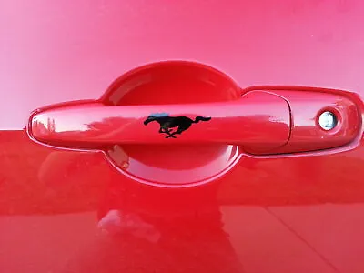 2019-2020 Mustang Small Pony Door Handle Ponies 2 Decals Vinyl Graphics Stickers • $6.99