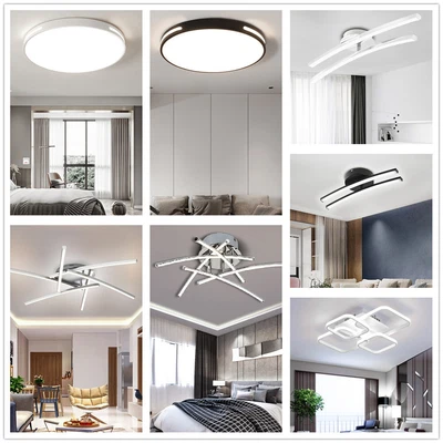 £31.99 • Buy Modern LED Ceiling Light Round Panel Down Lights Bathroom Kitchen Bedroom Lamps