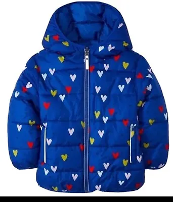 Hanna Andersson Girl's Reversible Puffer Jacket Size 120 (6-7) NEW • $42