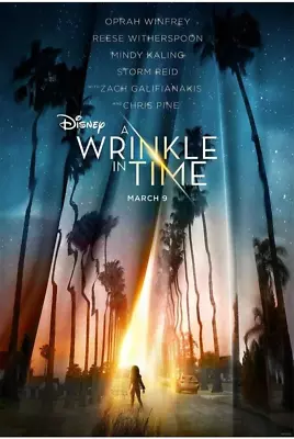 A Wrinkle In Time 27x40 Original D/S Movie POSTER Advance Double Sided NEW • $12